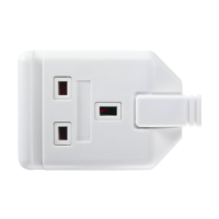 Trailing Single Socket - White 2