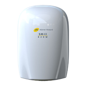 WARNER HOWARD SM48 820W FAST HAND DRYER WHITE