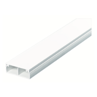 Mini Trunking - Twin Compartment - White