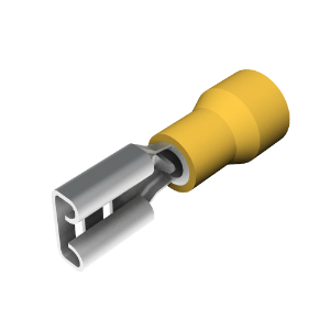 Partex Yellow Female Push-on