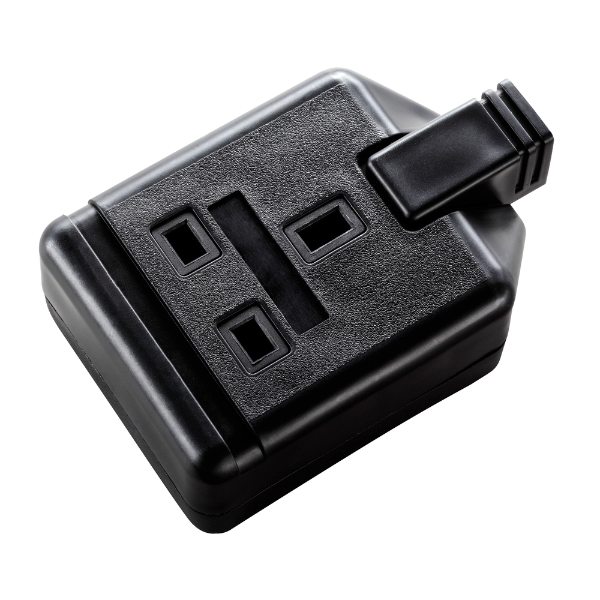 Trailing Single Socket - Black 1