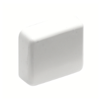 Mini Trunking -Stop End - White