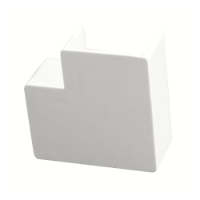 Mini Trunking - Flat Angle - White