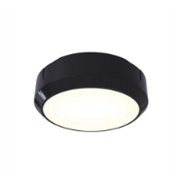 Delta Round Bulkhead Black