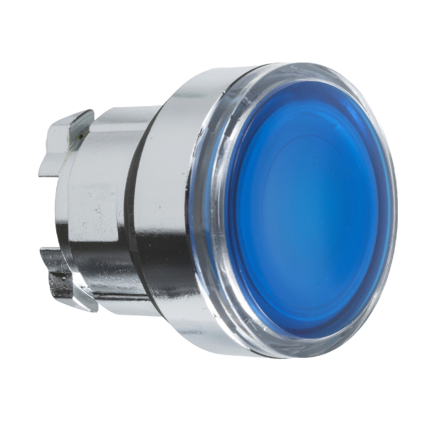 Push Button Head SR Illuminated Blue