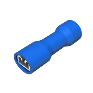 Partex Blue Fully Insulated Female Push-on