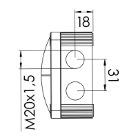 Wiska COMBI 308 Diagram (Side)