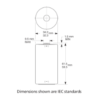 D Battery Dimensions