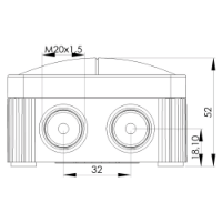 Wiska COMBI 206 Diagram (Side)