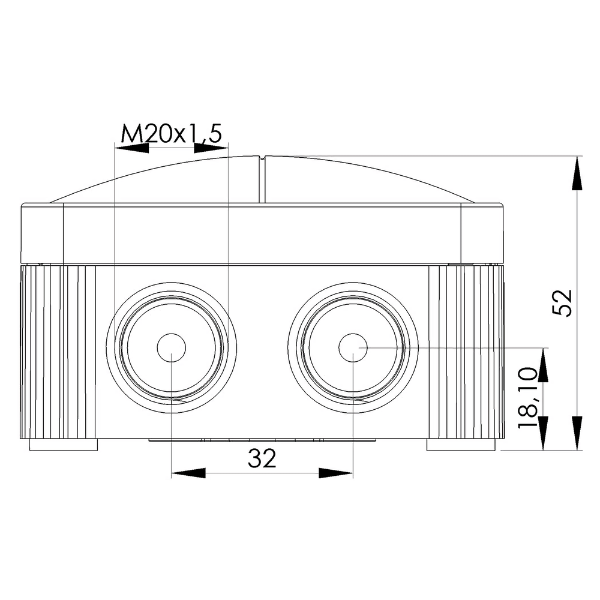 Wiska COMBI 206 Diagram (Side)