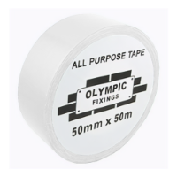 50mm x 50m WHITE GAFFER TAPE (2")