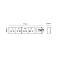 Trailing Four Socket - Diagram