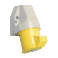 Walther 130304 110V 32A 2P+E Yellow Wall Socket