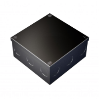 4x4x2 Steel Adaptable Box Black