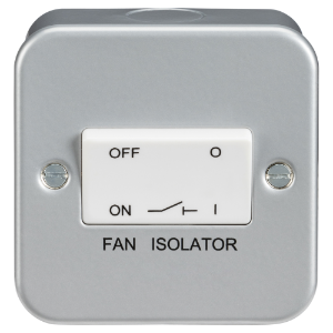 Metal Clad 10AX Fan Isolator Switch