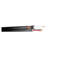 RG59+2C 0.5mm SHOTGUN COAXIAL CABLE BLACK