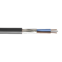 1.5mm 2-CORE+EARTH BLACK FIRE PERFORMANCE CABLE