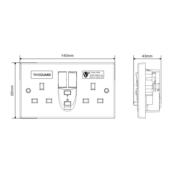 Timeguard RCD05WAVN Diagram