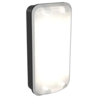 ANSELL LED SLEEK BULKHEAD 5-8W 570-960Lm IP65 BLK