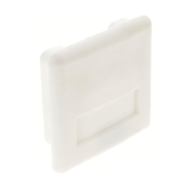 Channel End Cap - White