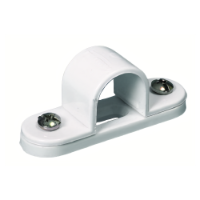 White Spacer Bar Saddle