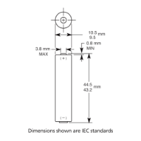 AAA Battery Dimensions