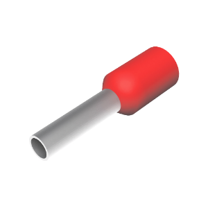 Cord End Ferrule Red