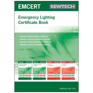 Emergency Lighting Certificate Book
