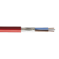 1.5mm 2-CORE+EARTH RED FIRE PERFORMANCE CABLE