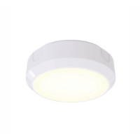 Delta Round Bulkhead White